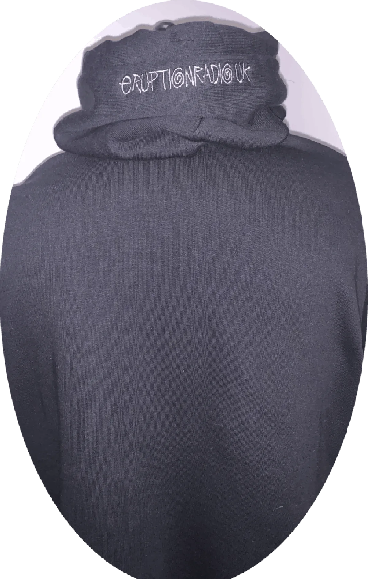 Eruption Radio UK Hoodie (Black with Black & Grey Logo)
