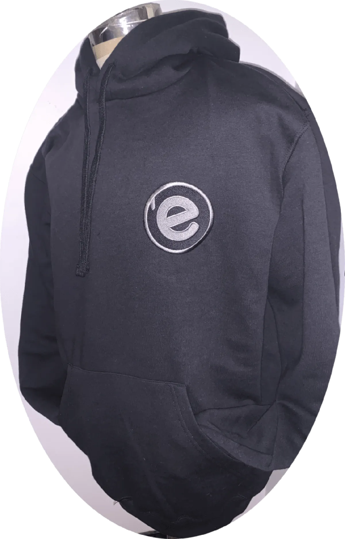 Eruption Radio UK Hoodie (Black with Black & Grey Logo)