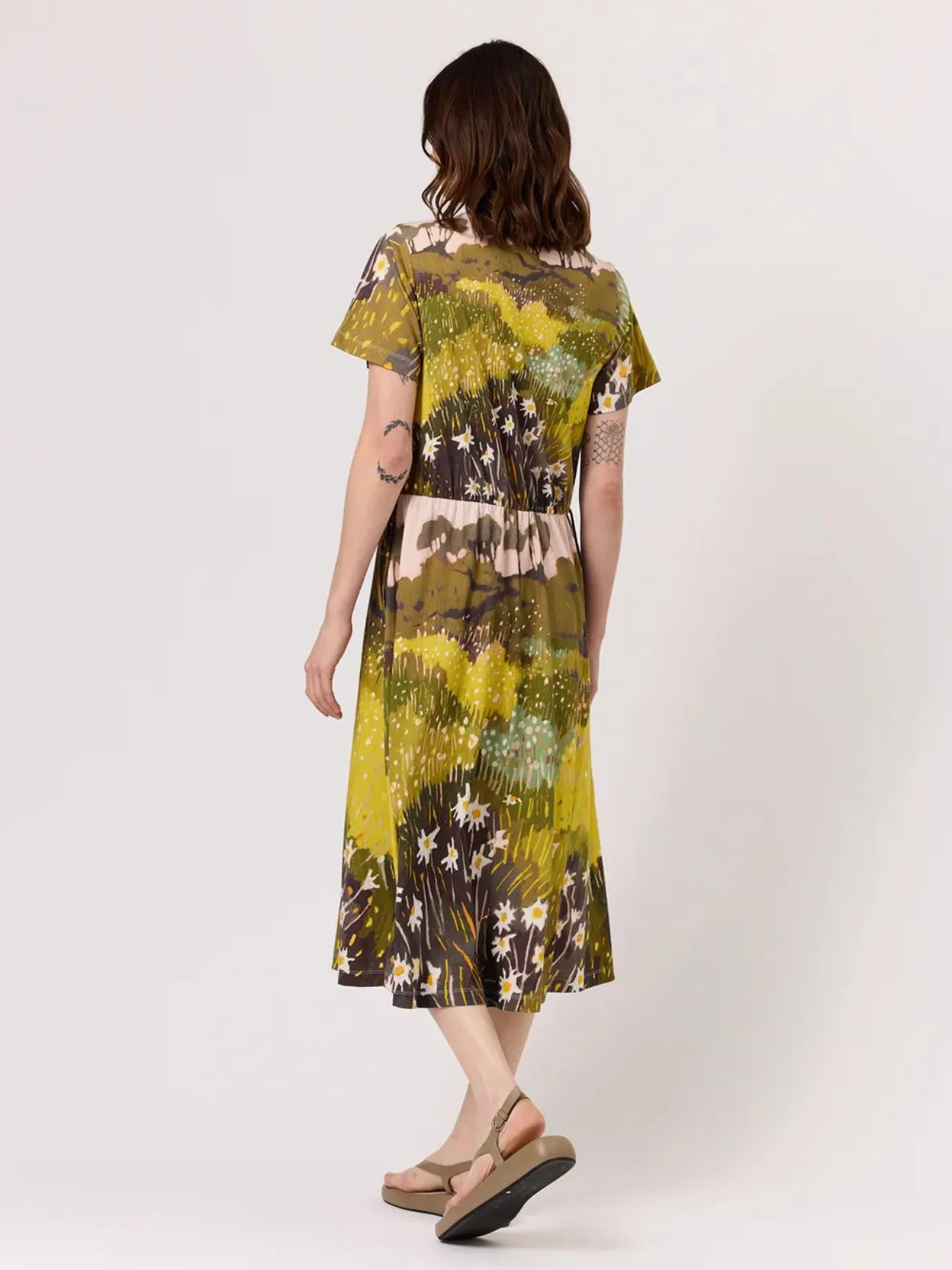 Esti Tie Dress Daisy Field