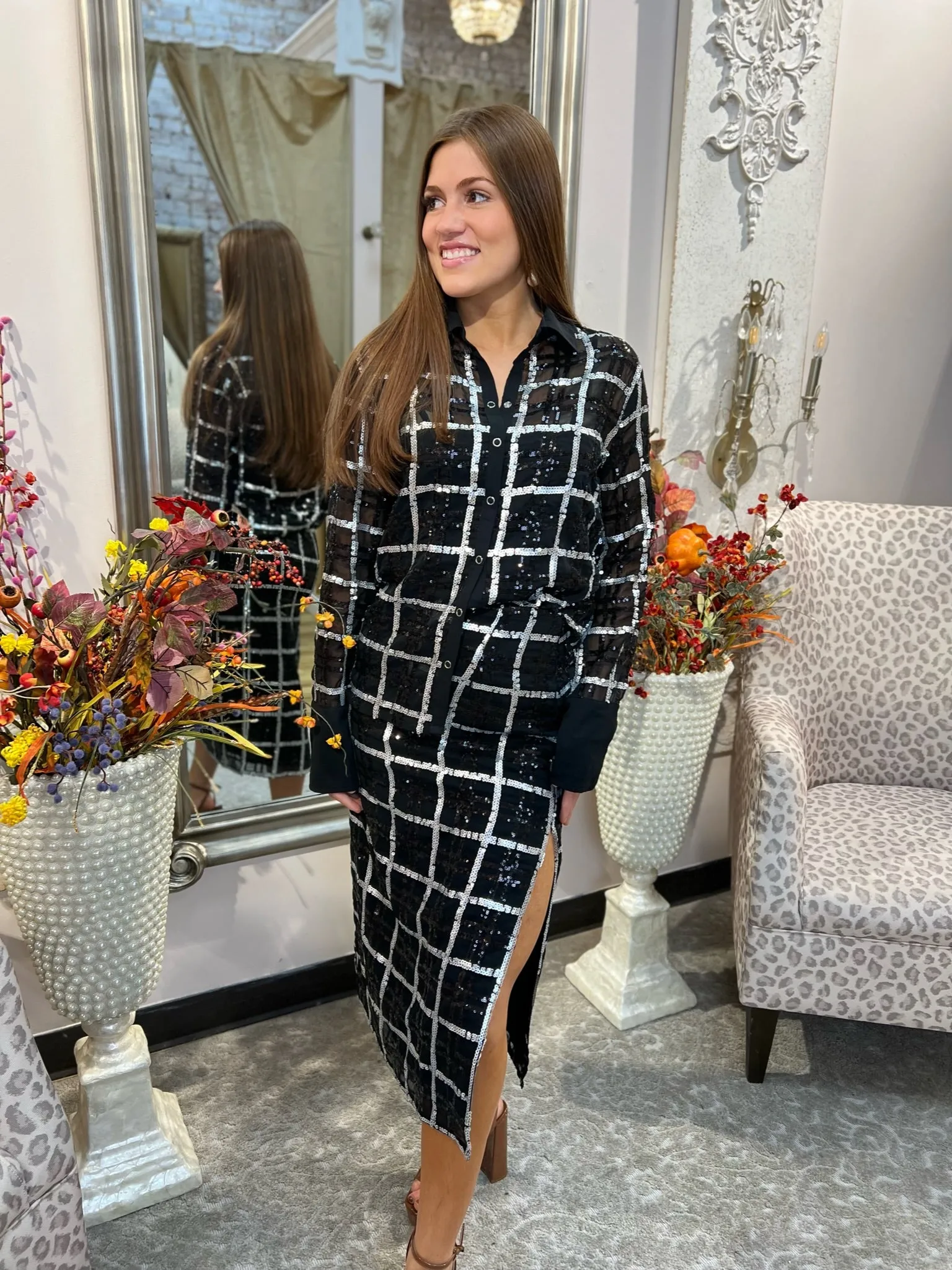 Evory Fairfax Plaid Top
