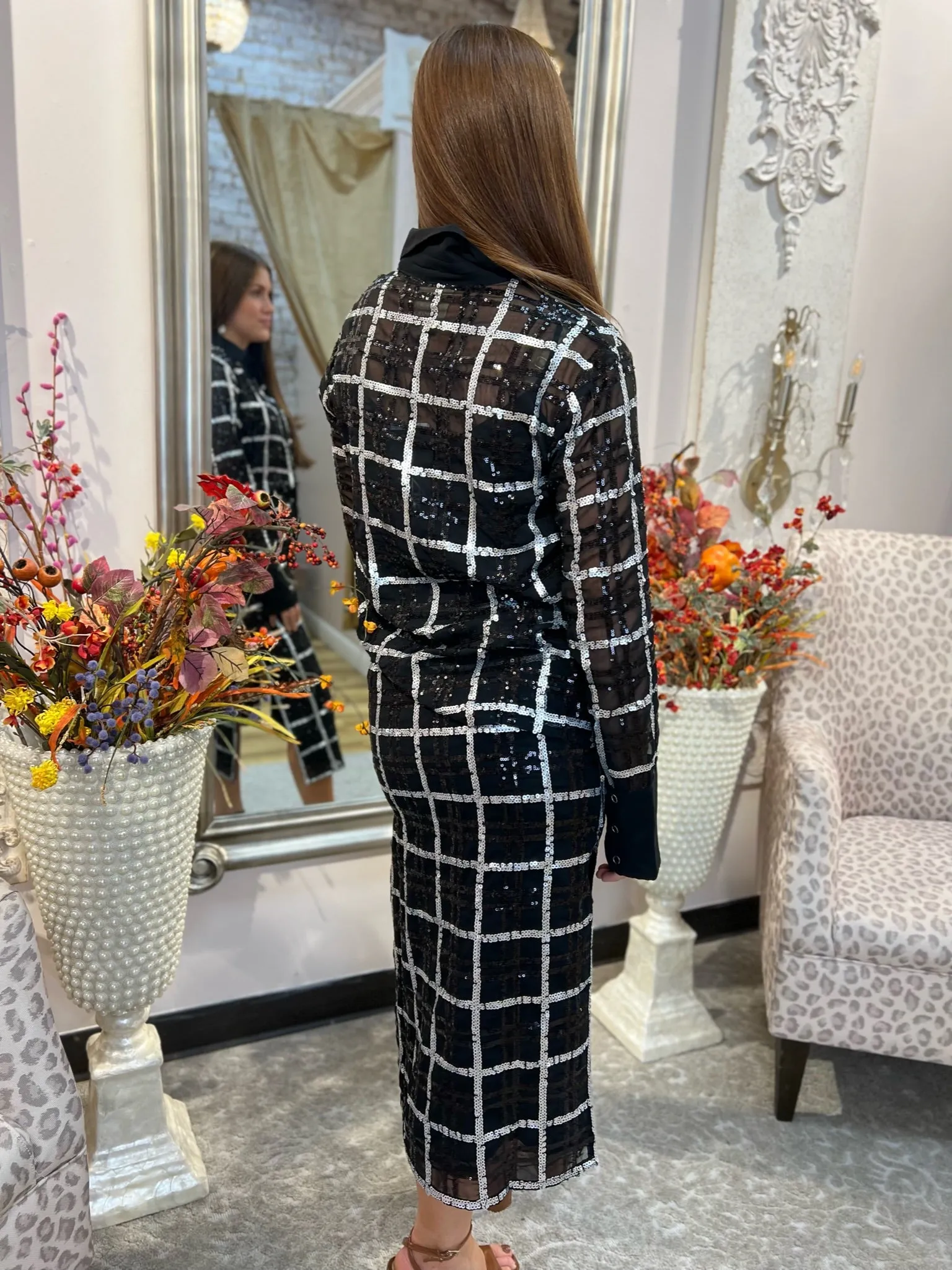 Evory Fairfax Plaid Top
