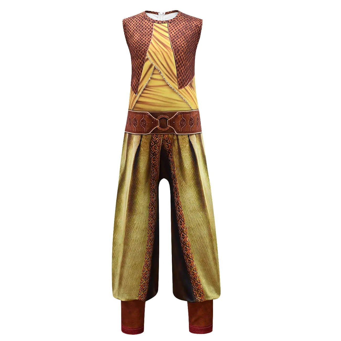 Fanrek Raya and The Last Dragon Cosplay Kids Jumpsuit Halloween Costume