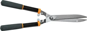 Fiskars 391814-1001 Hedge Shear, Serrated Blade, 10 in L Blade, Carbon Steel Blade, Steel Handle, Non-Slip Grip Handle :EA: QUANTITY: 1