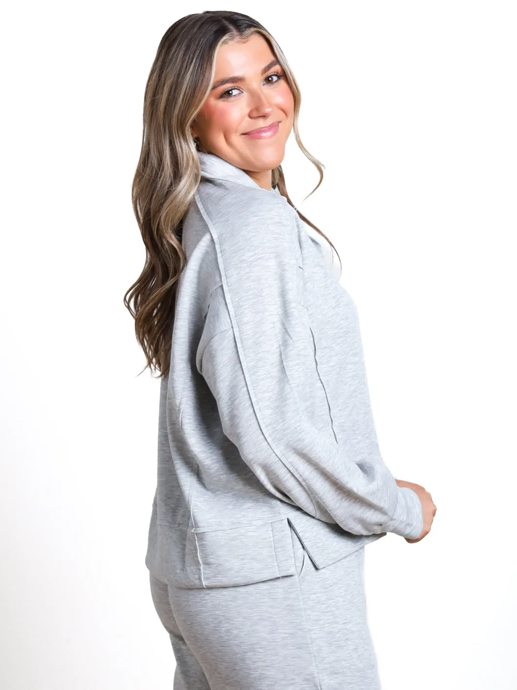 Found The Warmth Collared Sweatshirt
