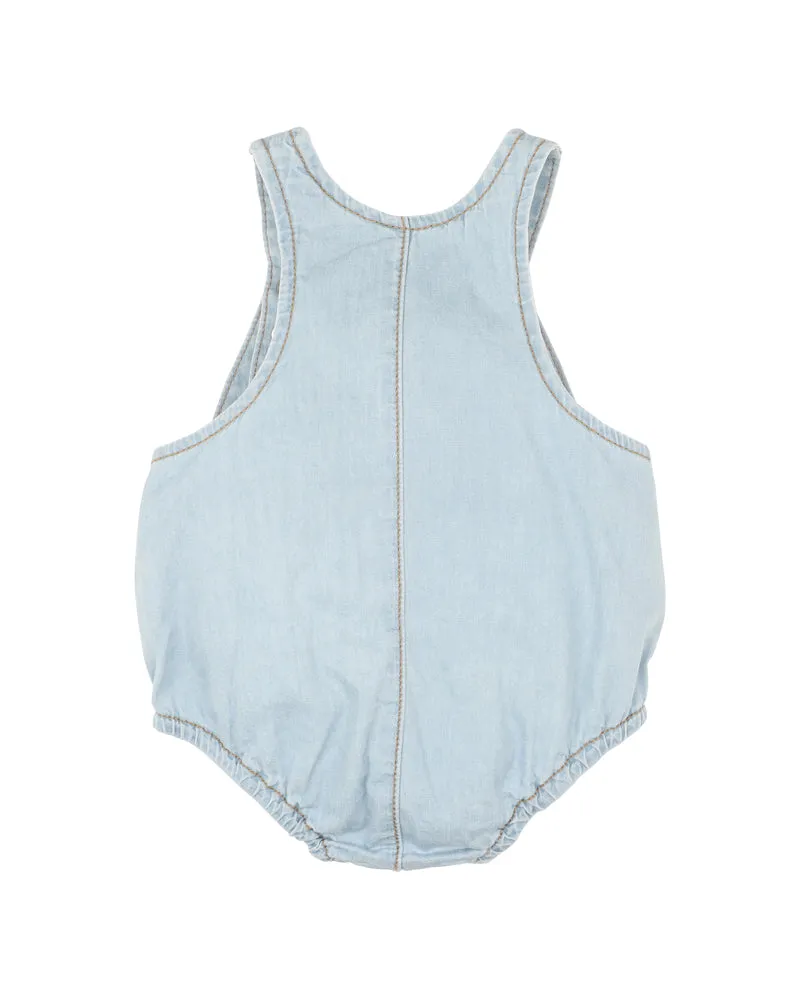 Fox & Finch Waterhole Utility Overall Denim S24