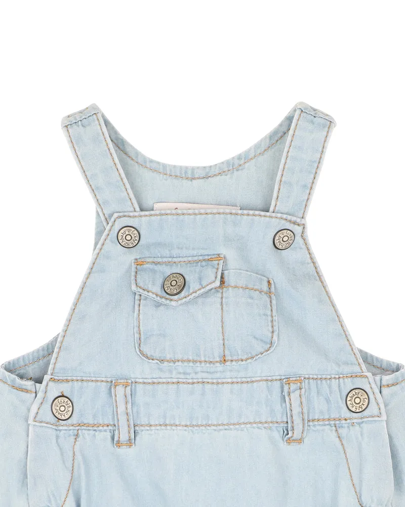 Fox & Finch Waterhole Utility Overall Denim S24