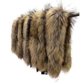 Fur Raccoon for Hood Edge Fringe Collar Trim womens and mens