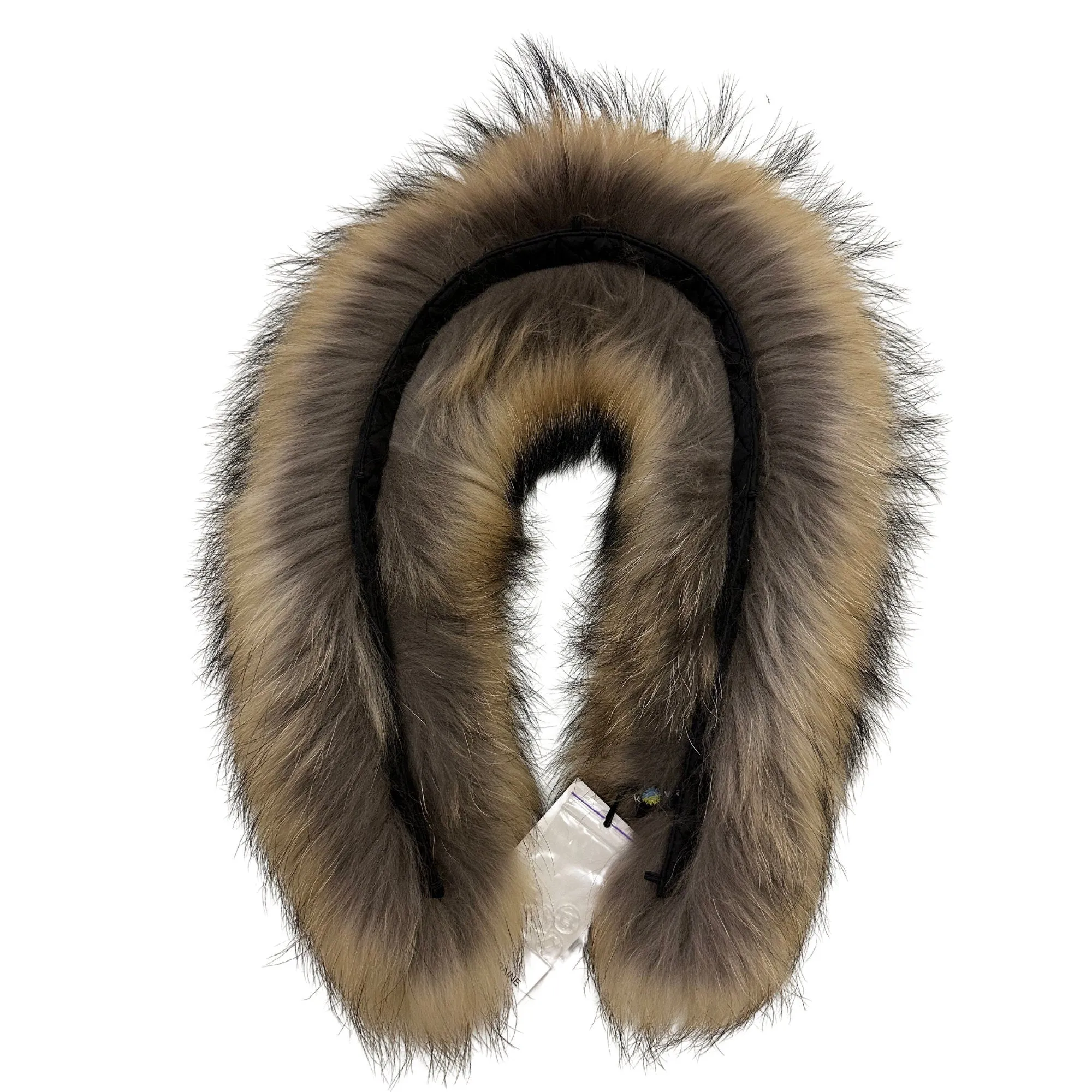 Fur Raccoon for Hood Edge Fringe Collar Trim womens and mens