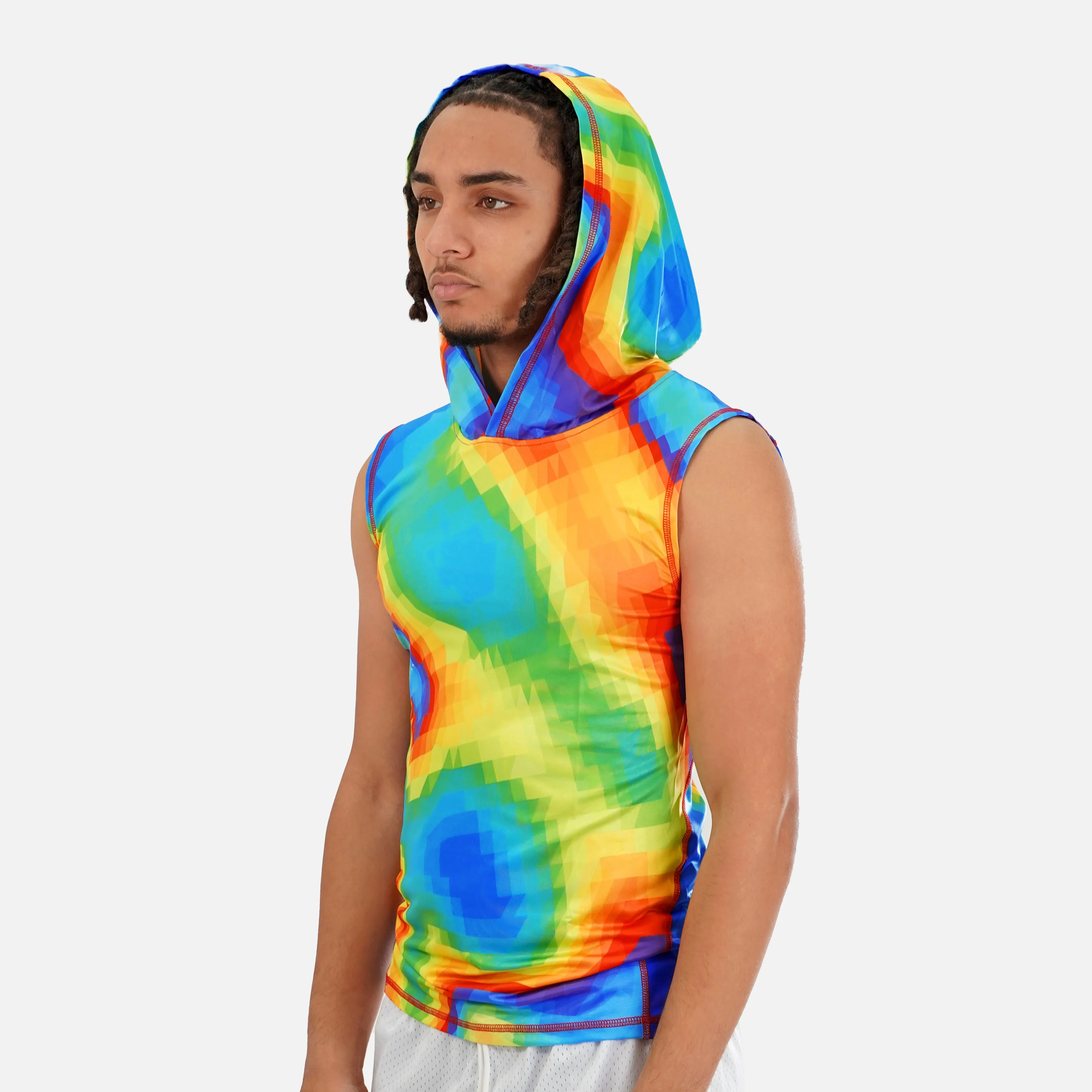 Geothermal Sleeveless Compression Hoodie