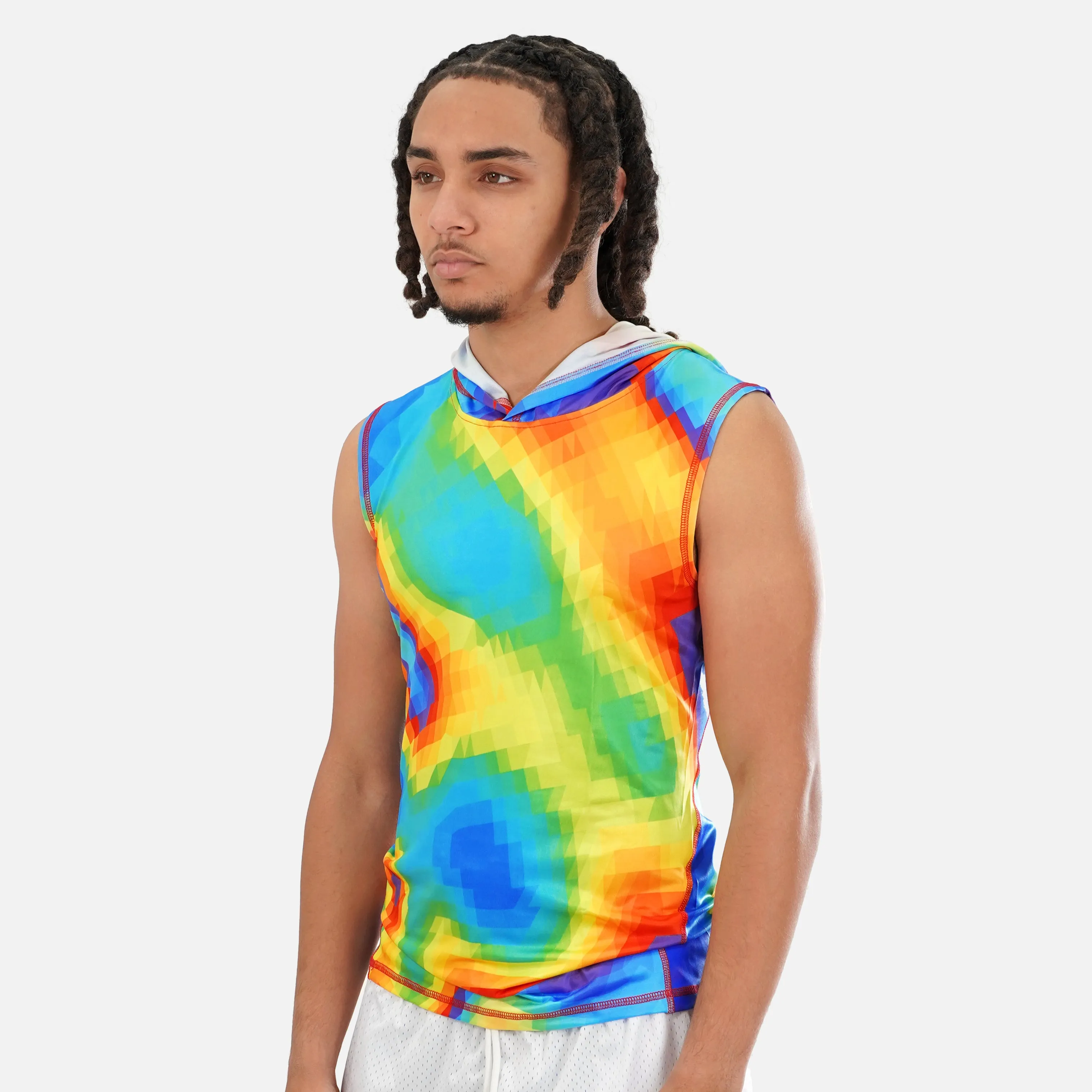 Geothermal Sleeveless Compression Hoodie