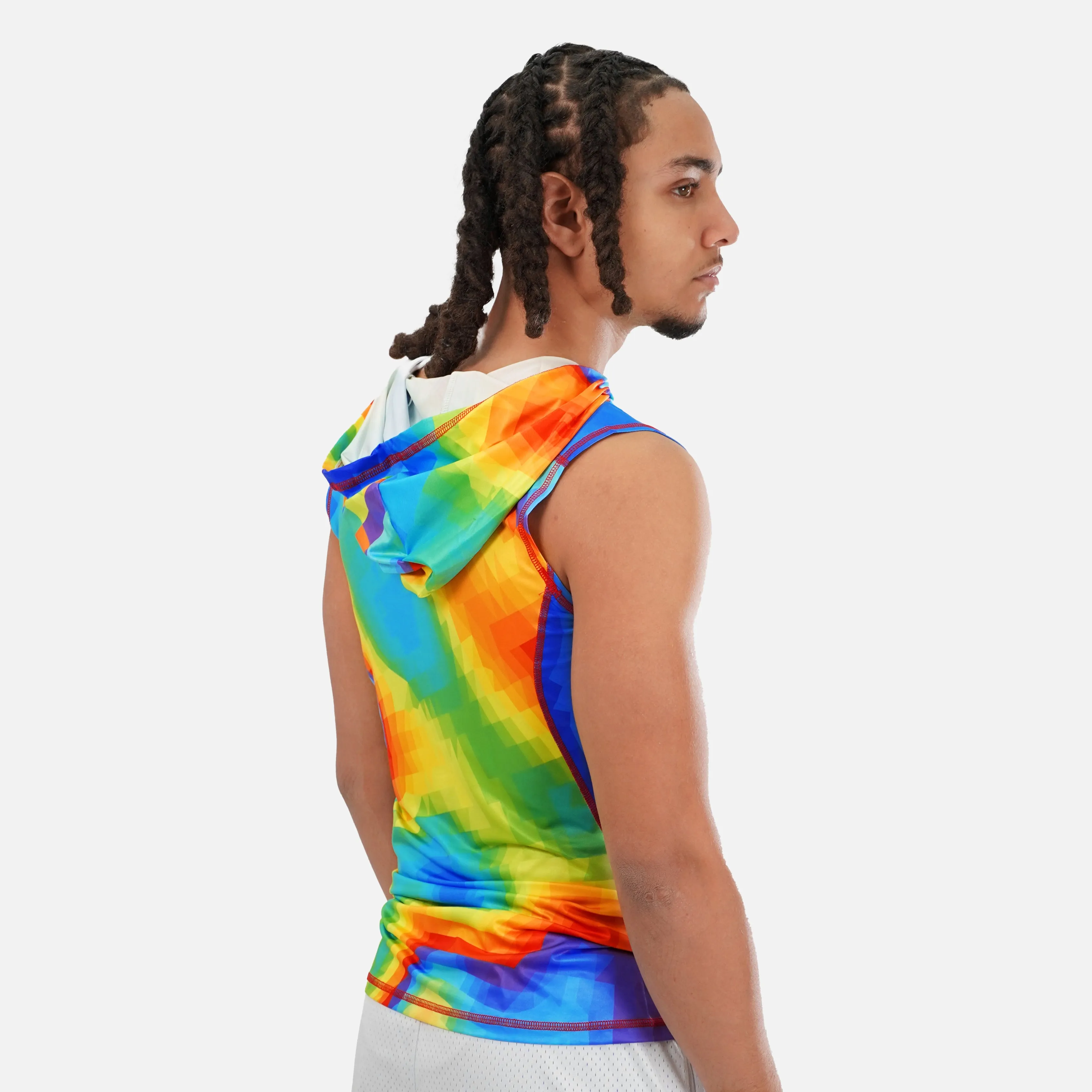 Geothermal Sleeveless Compression Hoodie