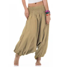Golden Sands Women's 2-in-1 Jumpsuit Harem Pants