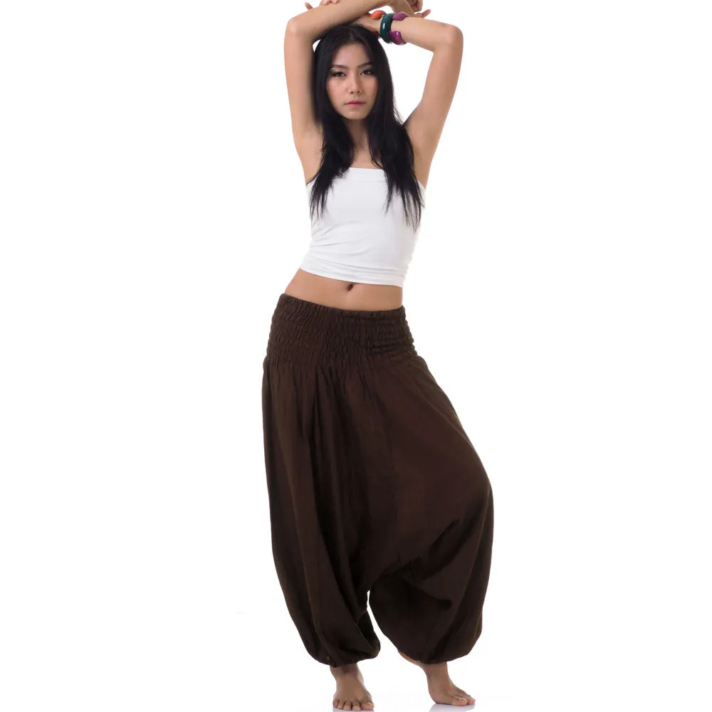 Golden Sands Women's 2-in-1 Jumpsuit Harem Pants