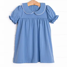 Goodbye Blue Skies Dress, Blue