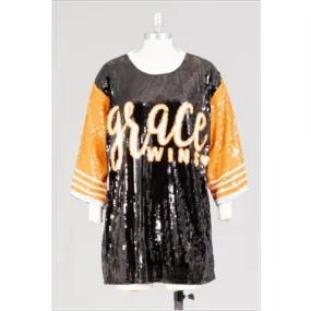 Grace Wins Sequin Jersey