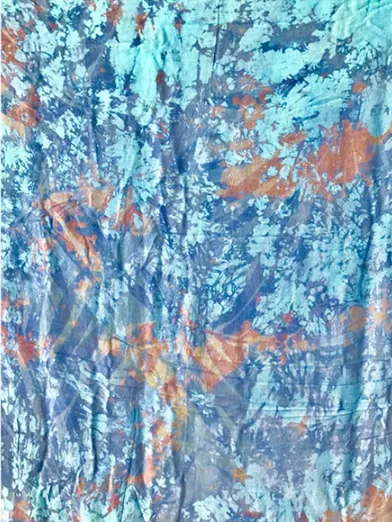 Gypsy Jumpsuit in Moorea Blue Bamboo Tie Dye