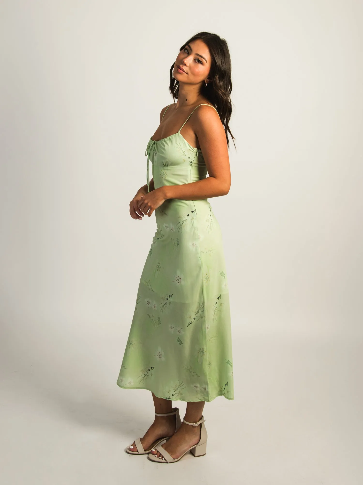 HARLOW VALERIE LONG DRESS - SAGE