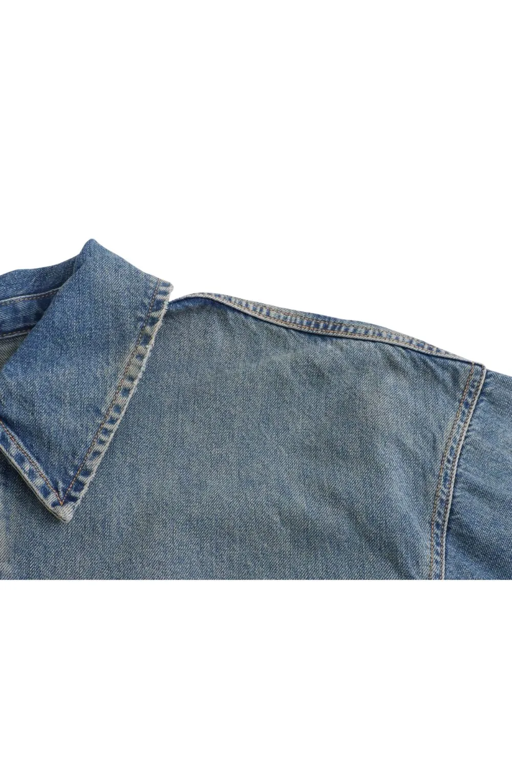 'Hazel' Loose-fitting Denim Shirt Dress