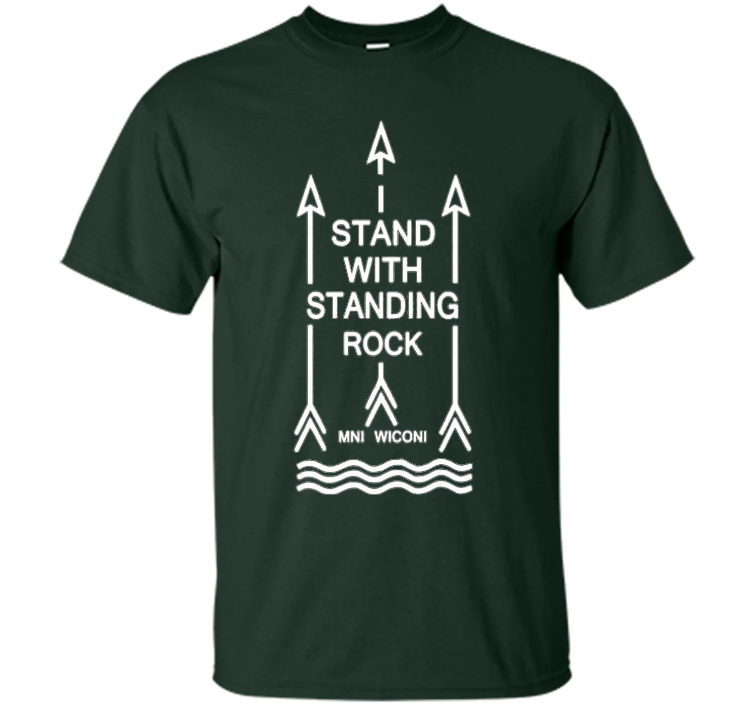 I stand with standing rock, MNI WICONI T Shirt