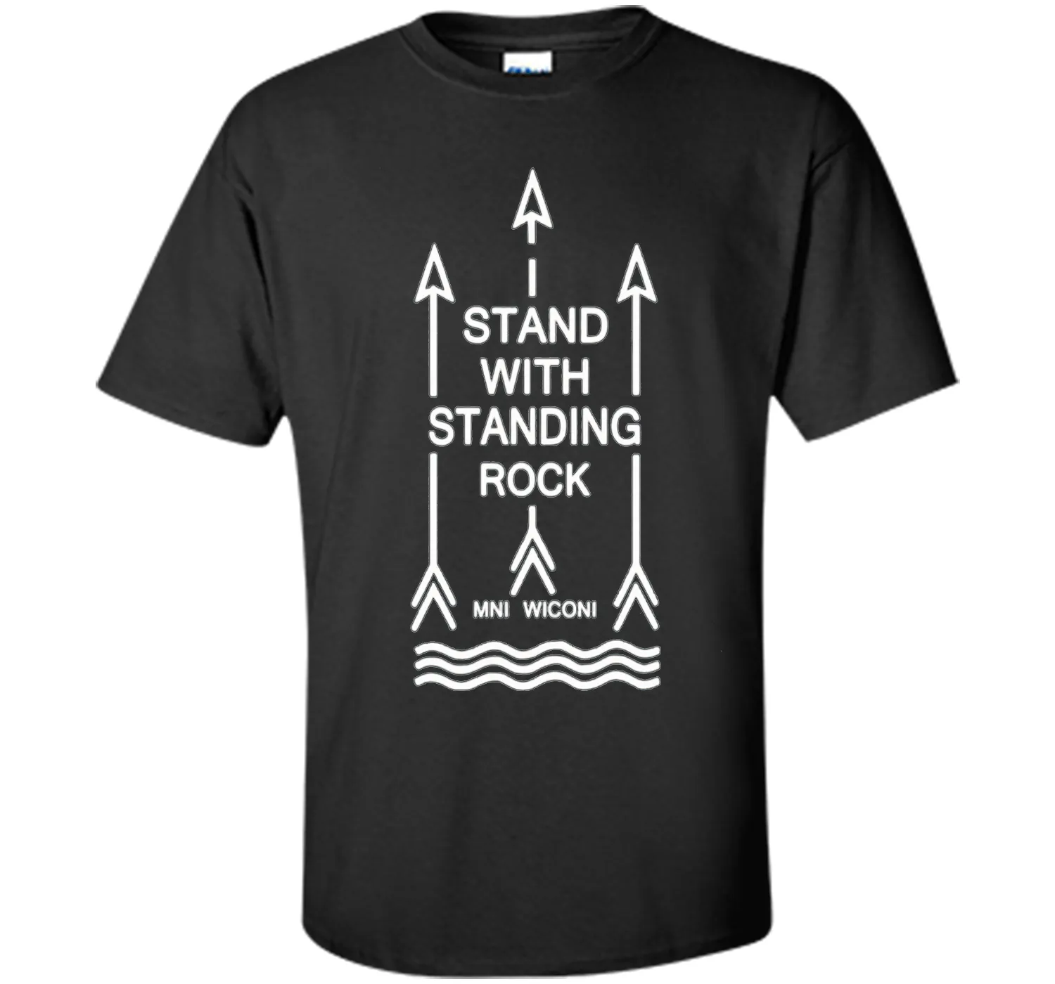 I stand with standing rock, MNI WICONI T Shirt