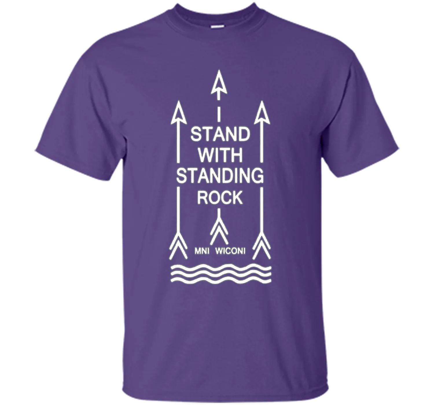 I stand with standing rock, MNI WICONI T Shirt
