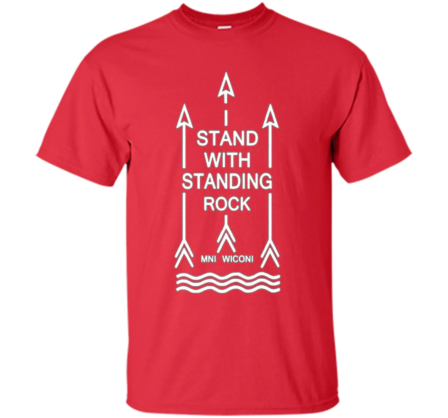 I stand with standing rock, MNI WICONI T Shirt