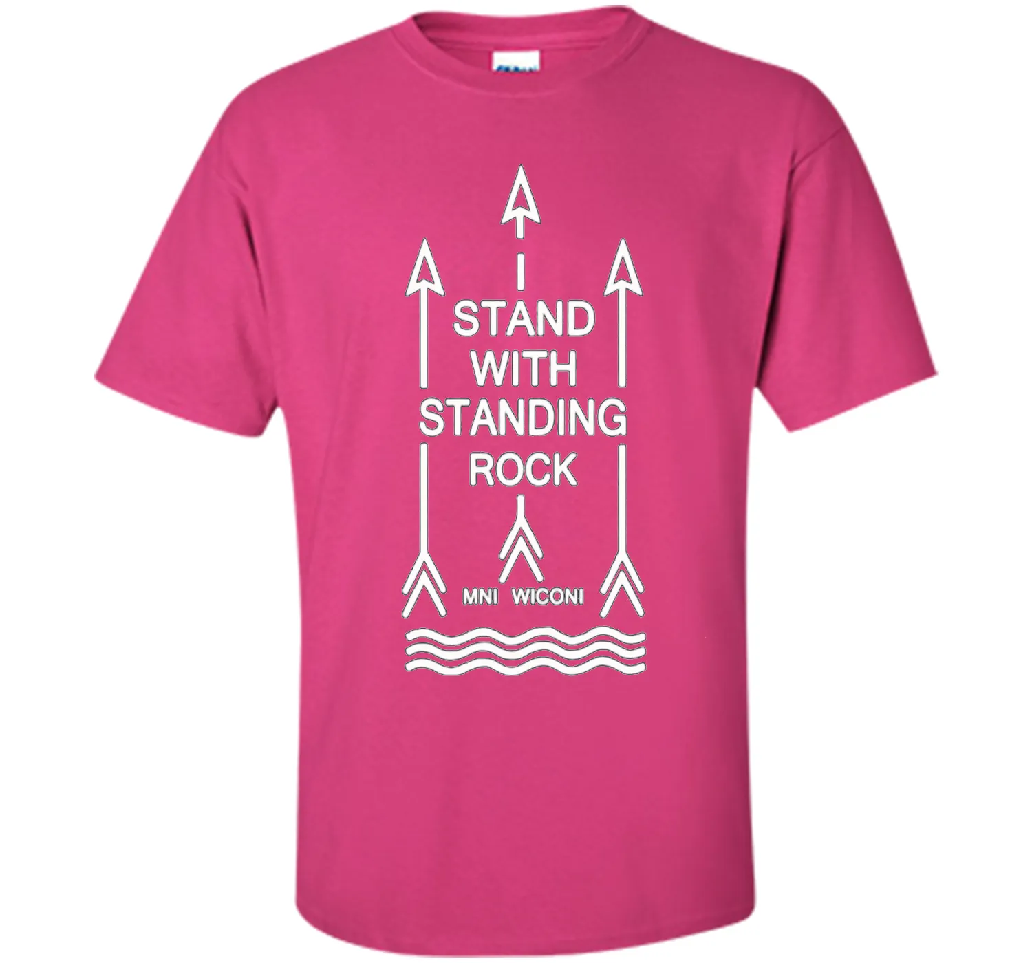 I stand with standing rock, MNI WICONI T Shirt
