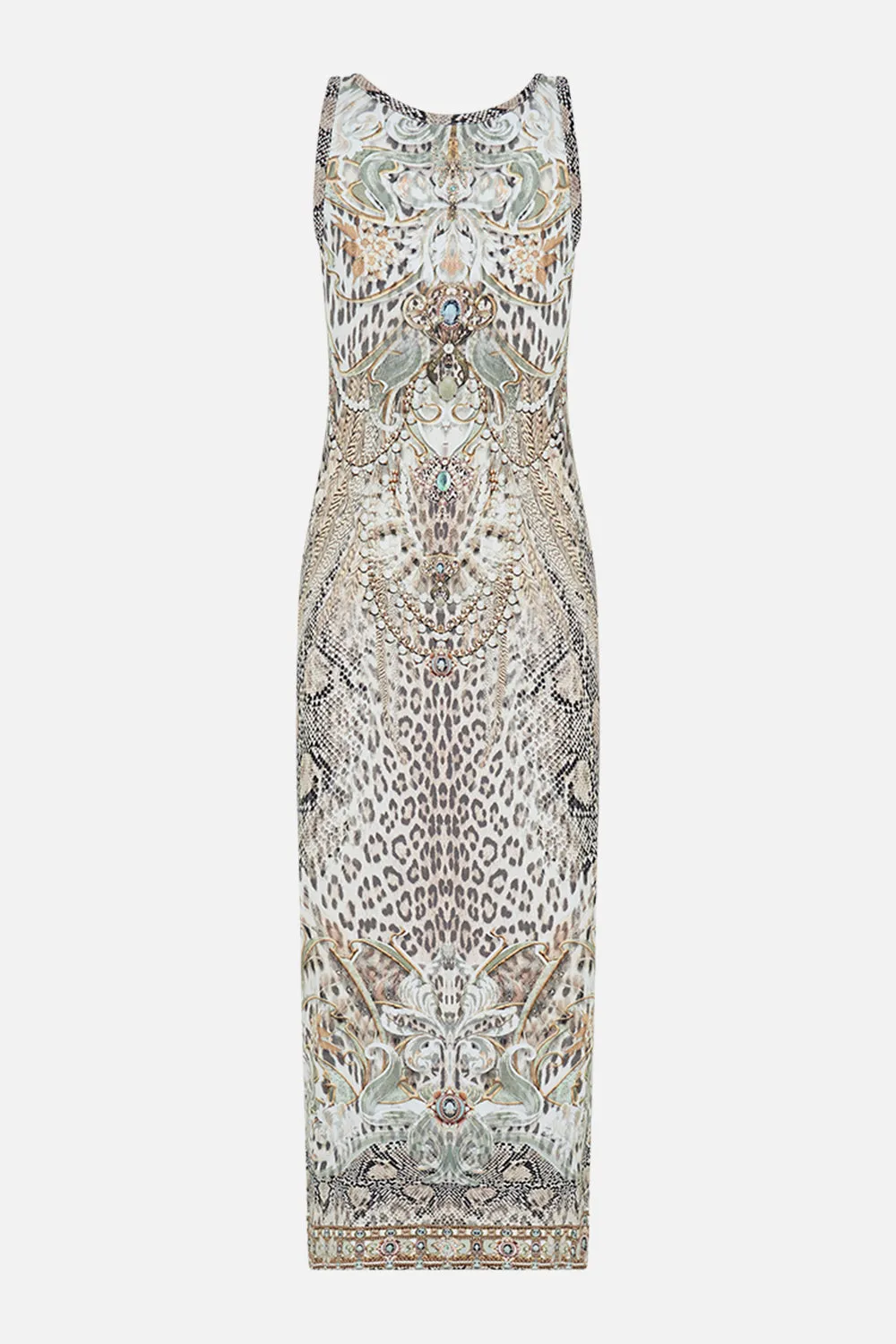JERSEY SCOOP NECK TANK DRESS LOOKING GLASS HOUSES