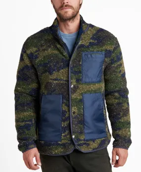 Junk Food Men's Moroni Sherpa Jacket  Color Outerspace Size M