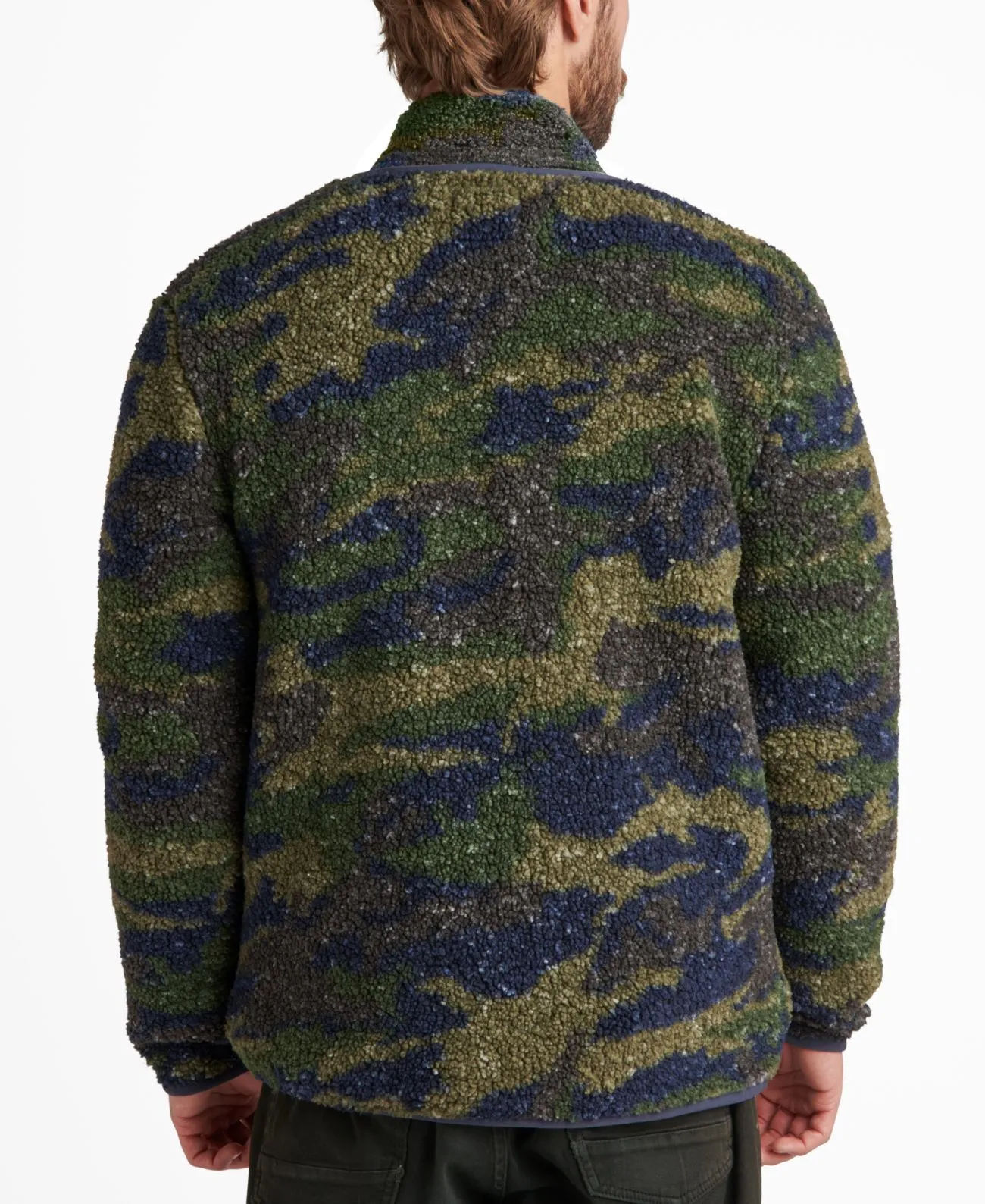 Junk Food Men's Moroni Sherpa Jacket  Color Outerspace Size M