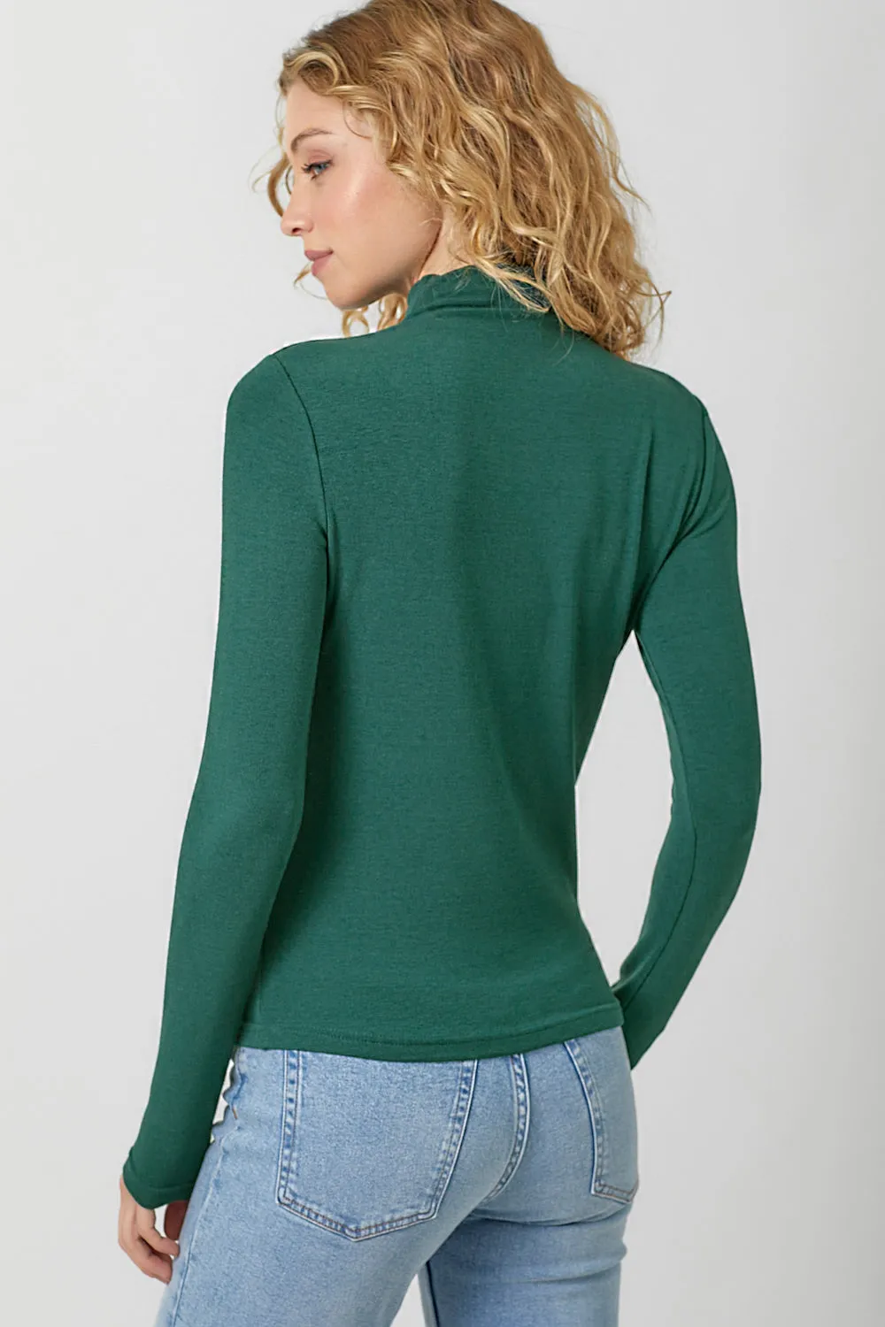 Knit Mock Neck Top