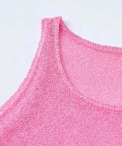Knit Tassel Mini Dress