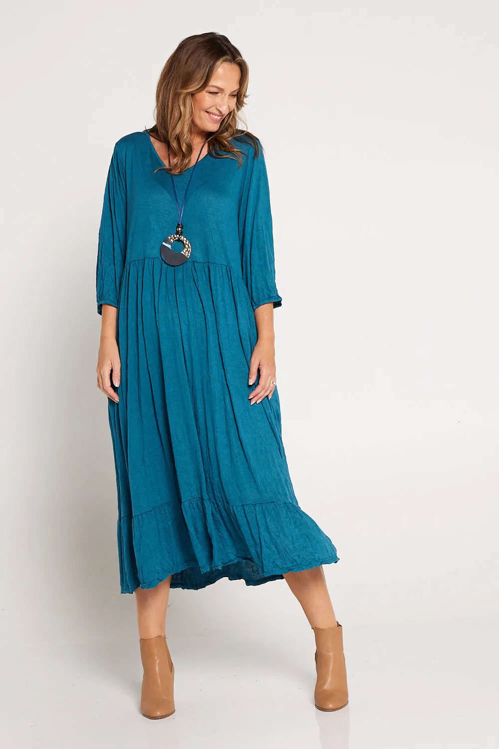 Leith Dress - Teal