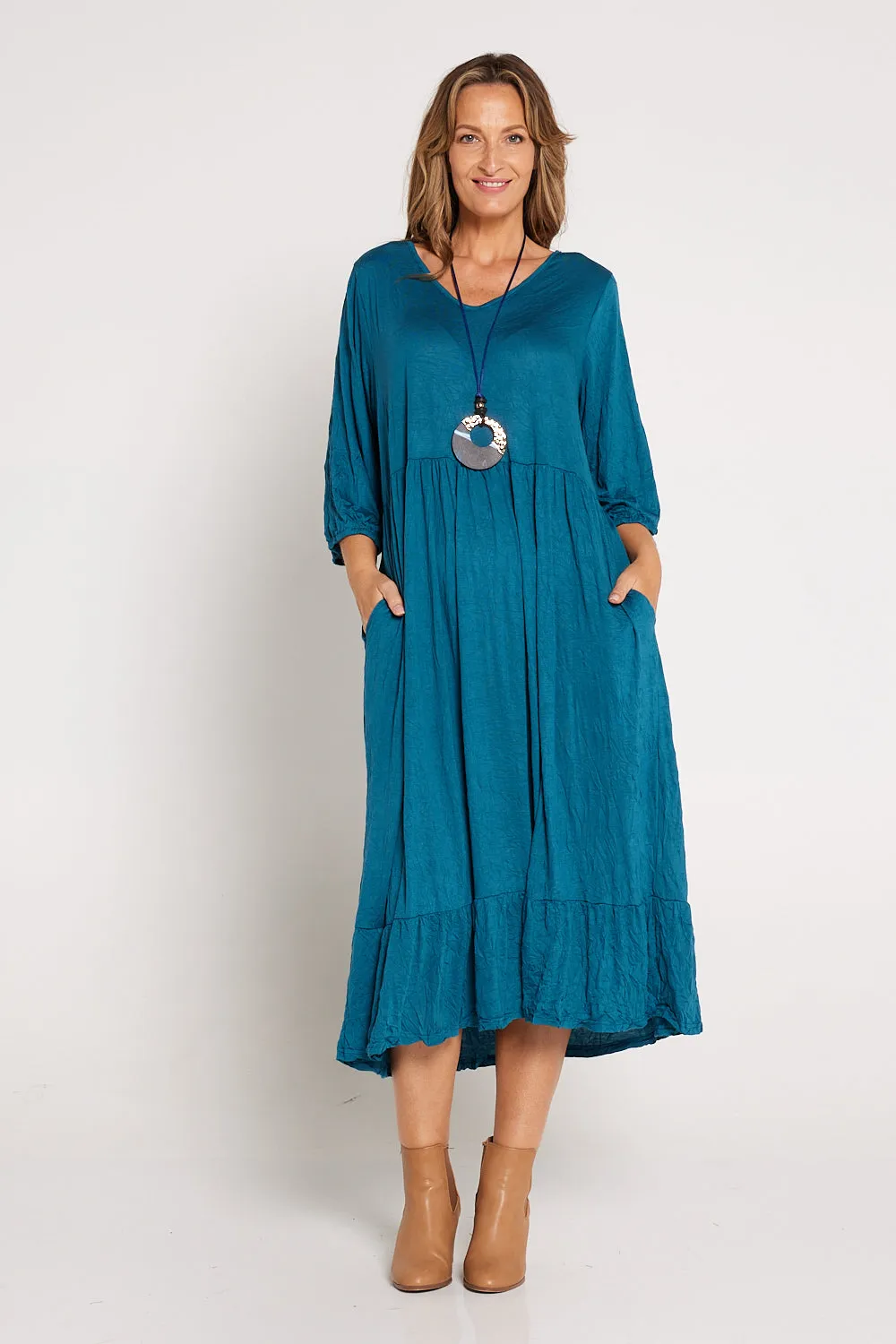 Leith Dress - Teal