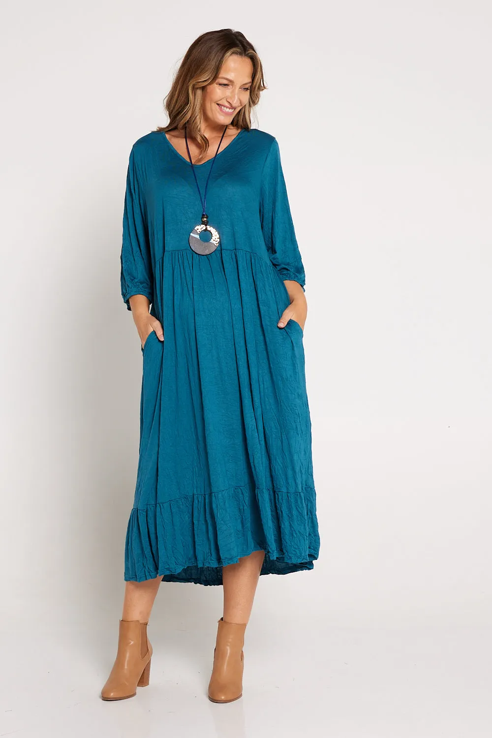 Leith Dress - Teal