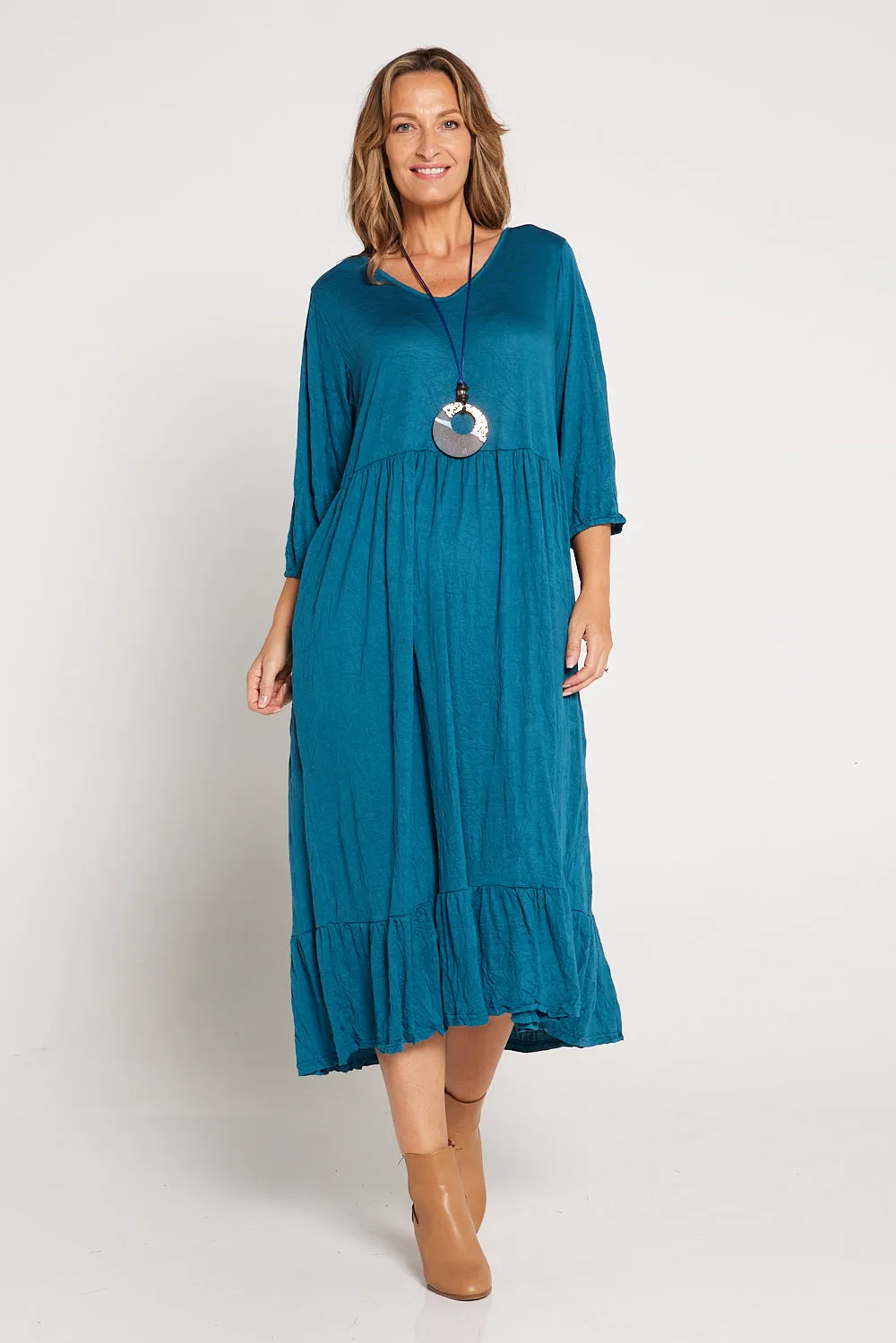 Leith Dress - Teal