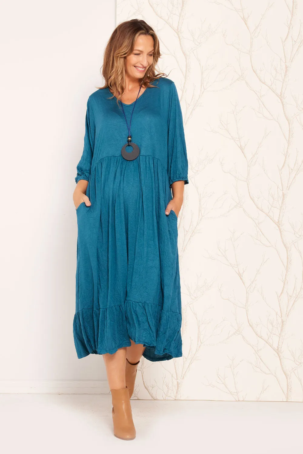 Leith Dress - Teal