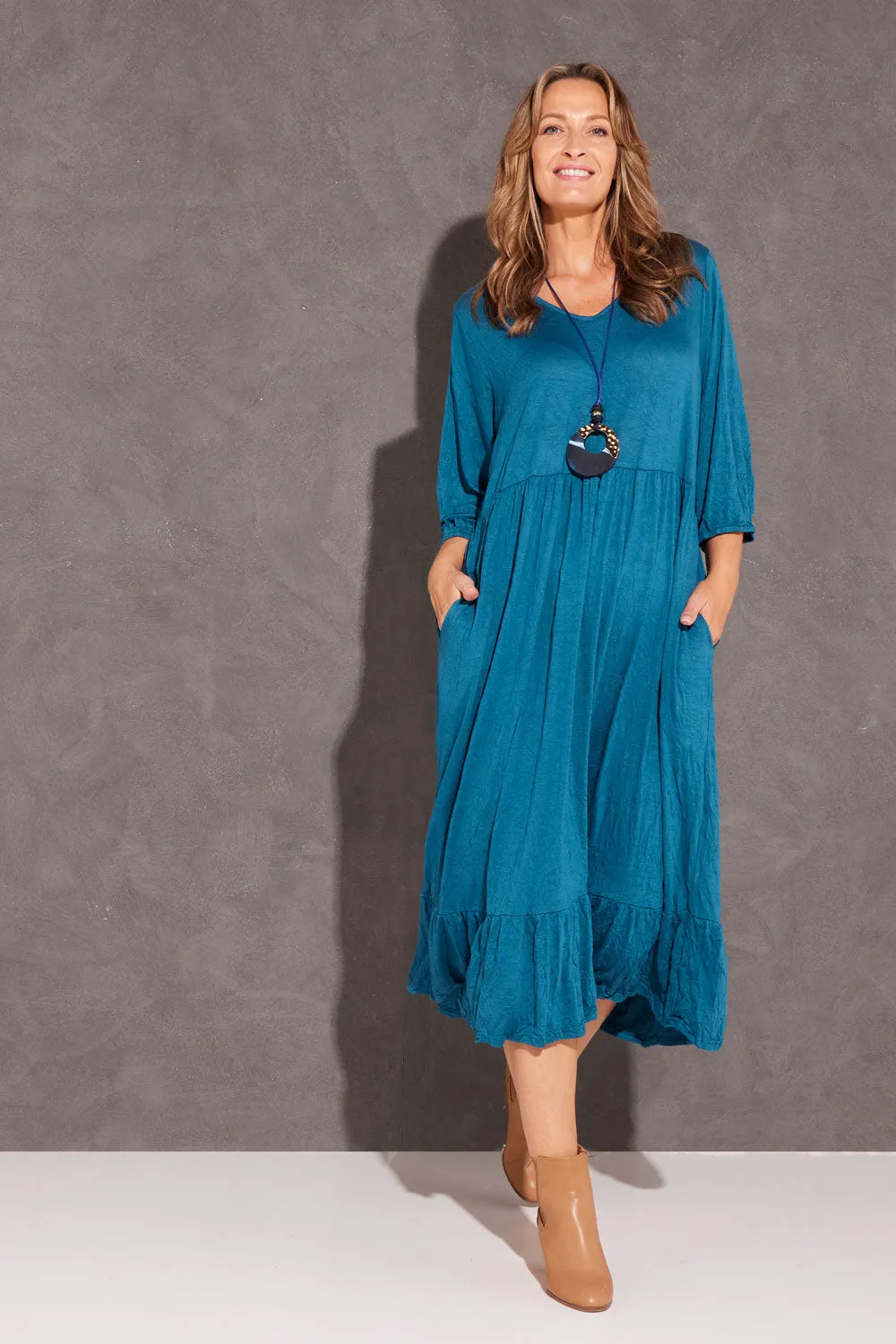 Leith Dress - Teal