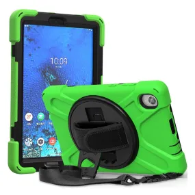Lenovo Tab M8 360 swivel silicone case - Green