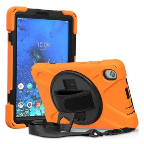 Lenovo Tab M8 360 swivel silicone case - Orange