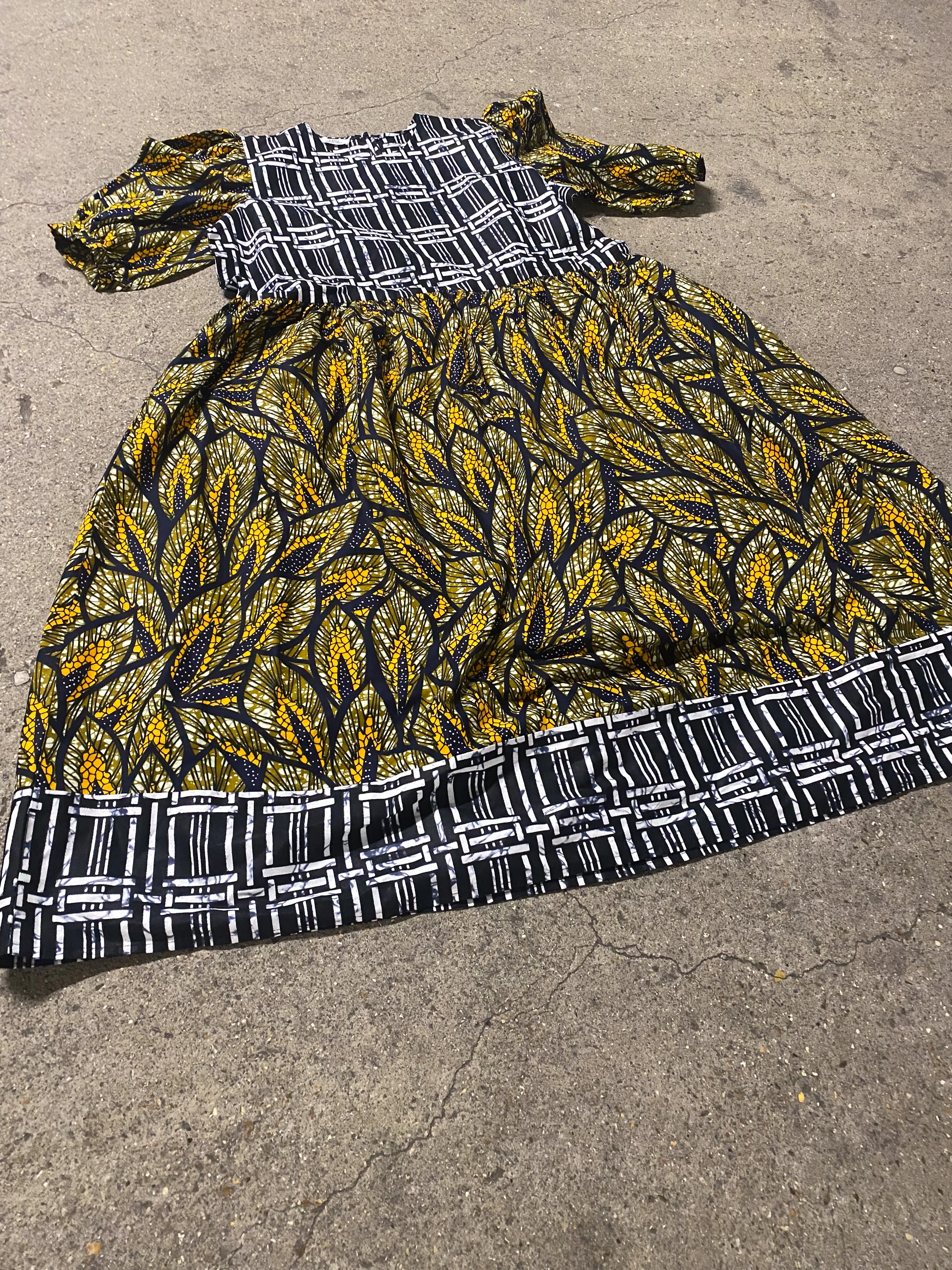 Limited Edition Amber Mixed Reworked Dress