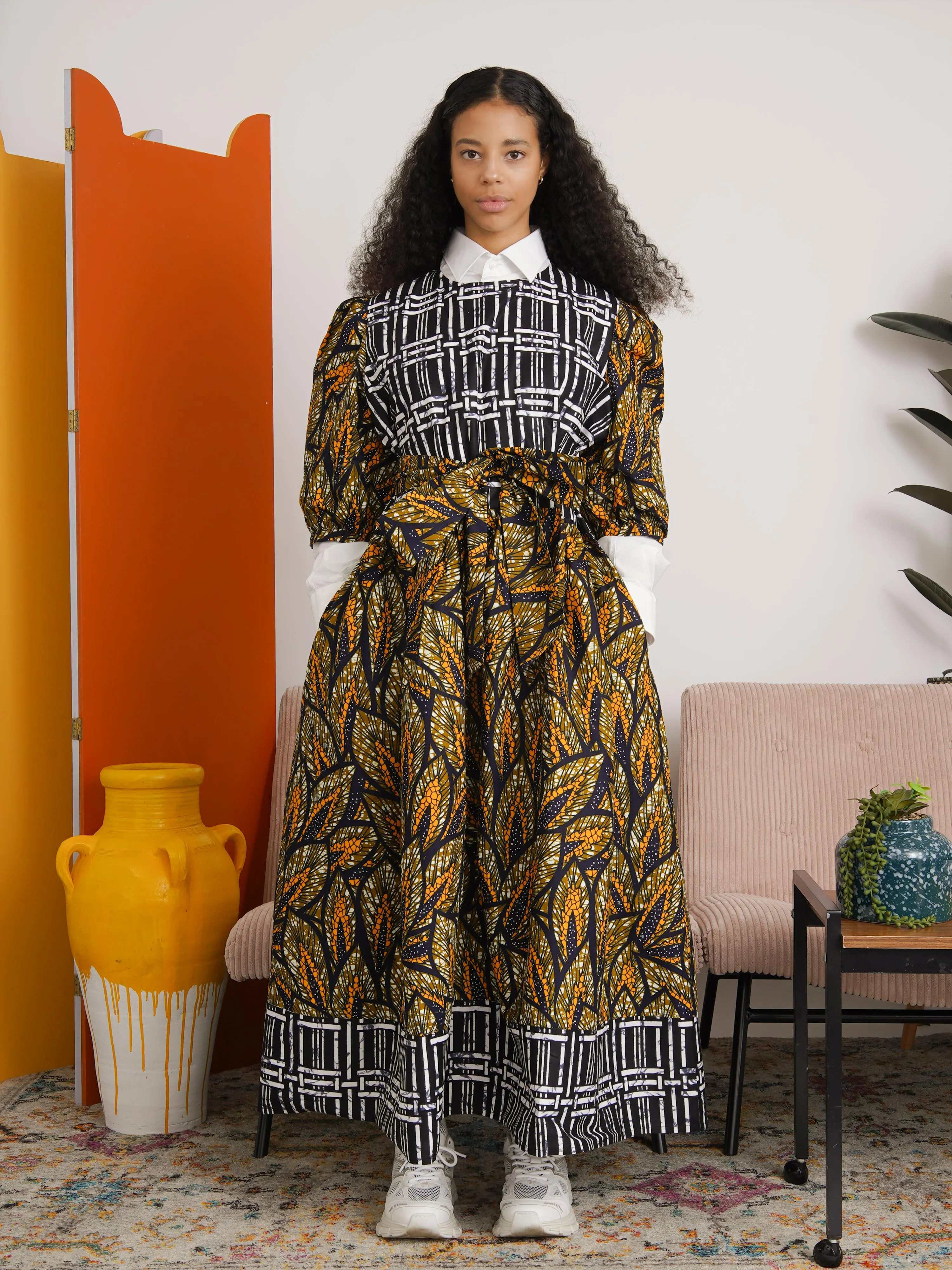Limited Edition Amber Mixed Reworked Dress