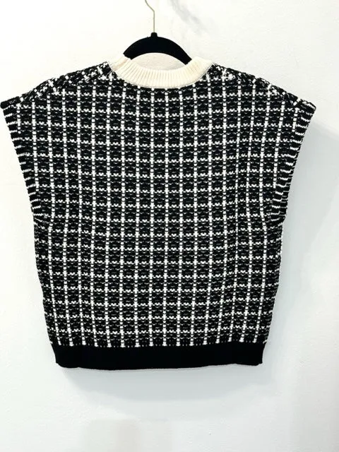 Livvy Plaid Knit Top