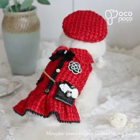 Luxury Dog Coat With Mini Purse