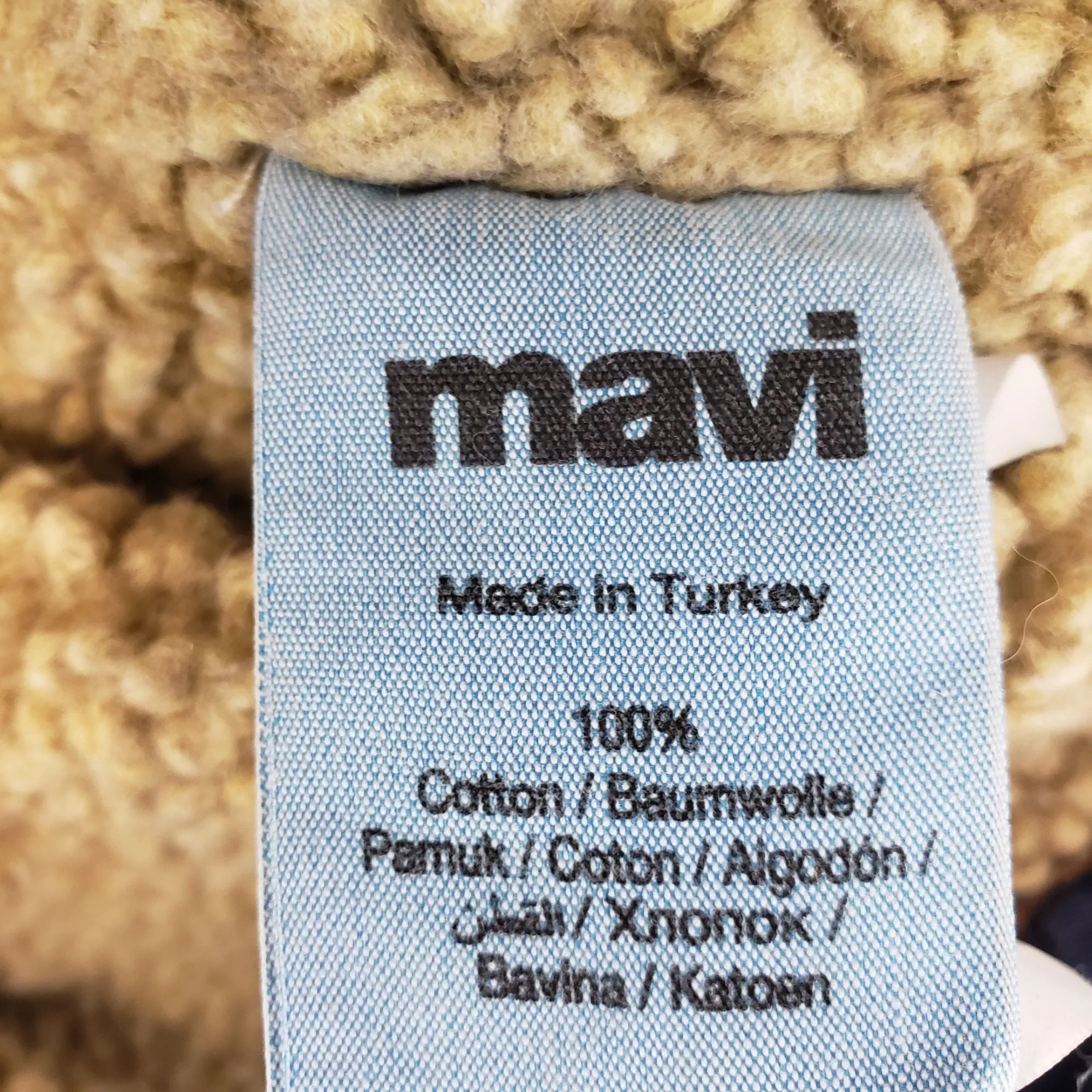 Mavi Jeans Kaira Sherpa Lined Jean Jacket Size Small
