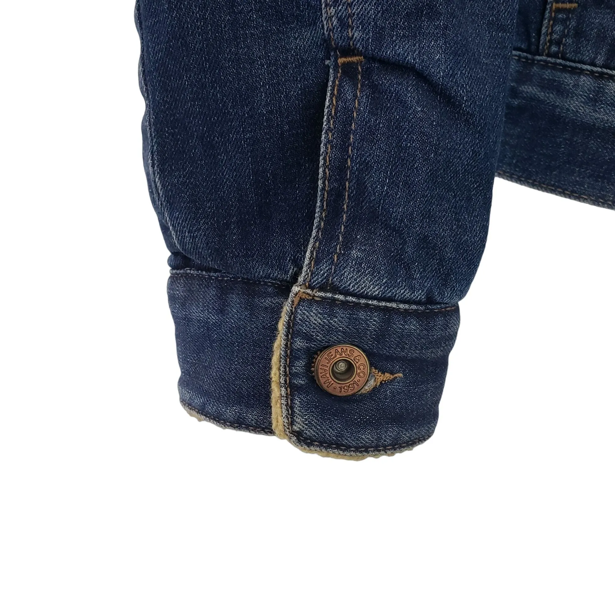 Mavi Jeans Kaira Sherpa Lined Jean Jacket Size Small