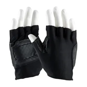 Maximum Safety 122-AV71/L Goatskin Leather Palm & Thumb with Anti-Vibration & Shock Absorbing Pad - Slip-On Cuff