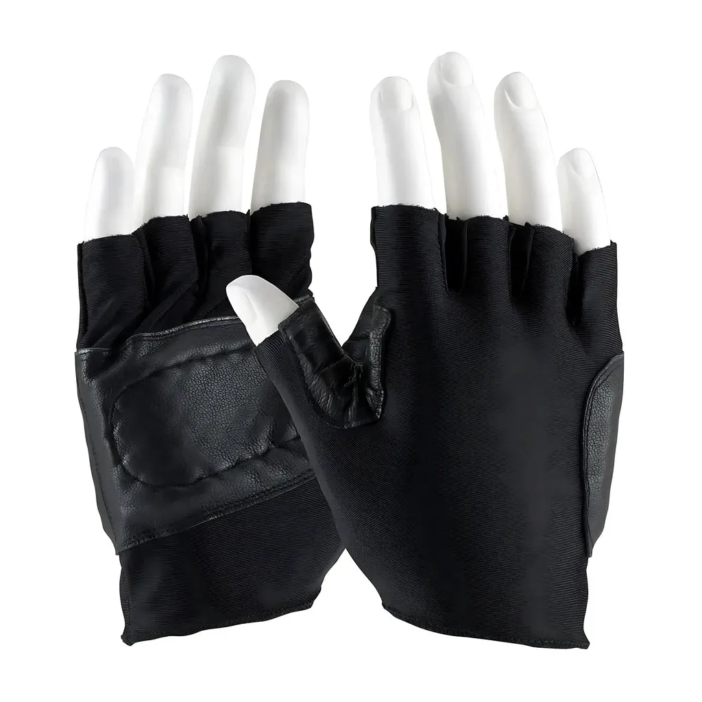 Maximum Safety 122-AV71/L Goatskin Leather Palm & Thumb with Anti-Vibration & Shock Absorbing Pad - Slip-On Cuff