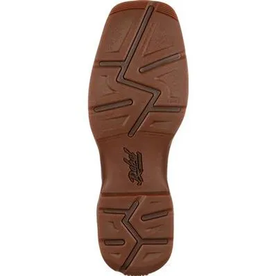 MEN'S REBEL™ BY DURANGO® BROWN PULL-ON WESTERN BOOT