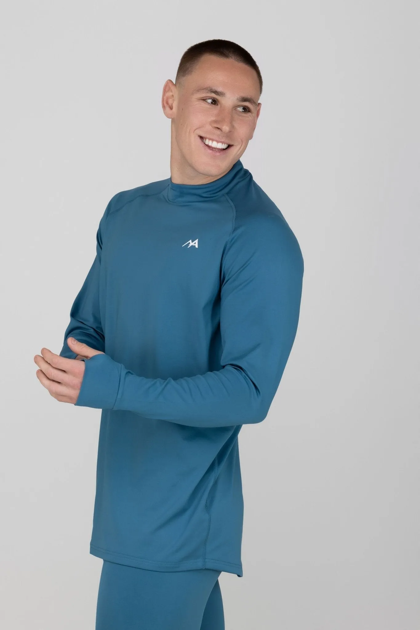 Men's Thermal Base Layer Top Midnight Blue
